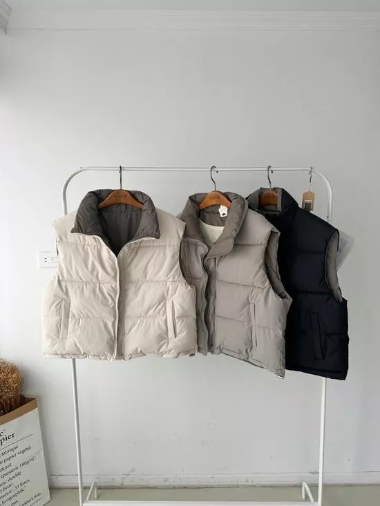 高CP值~雙面穿鋪棉背心