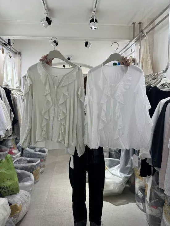 荷葉造型氣質上衣