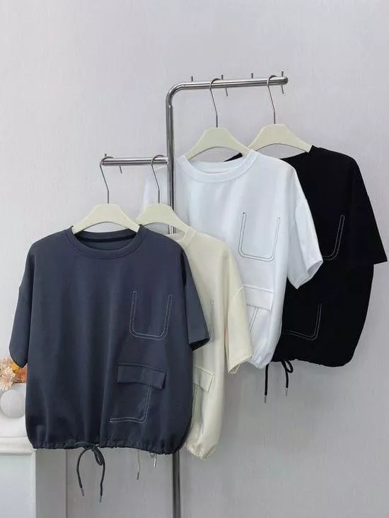 下綁帶車線上衣