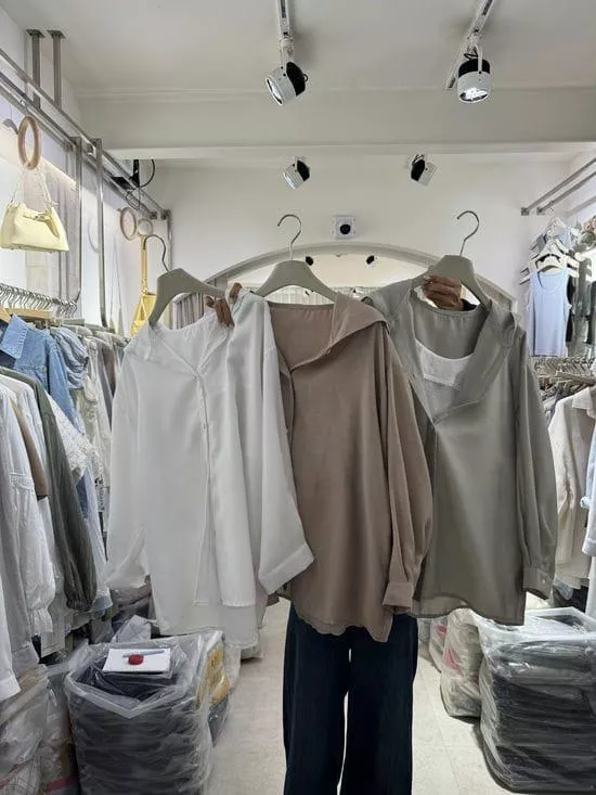 百搭連帽排釦襯衫
