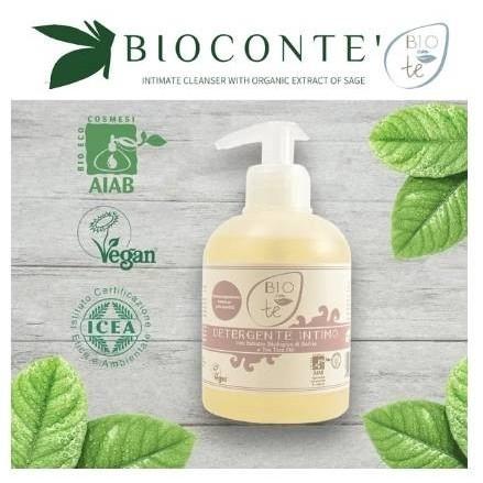 義大利【BIOCONTÈ】有機鼠尾草女性私密處清潔凝露 300ml