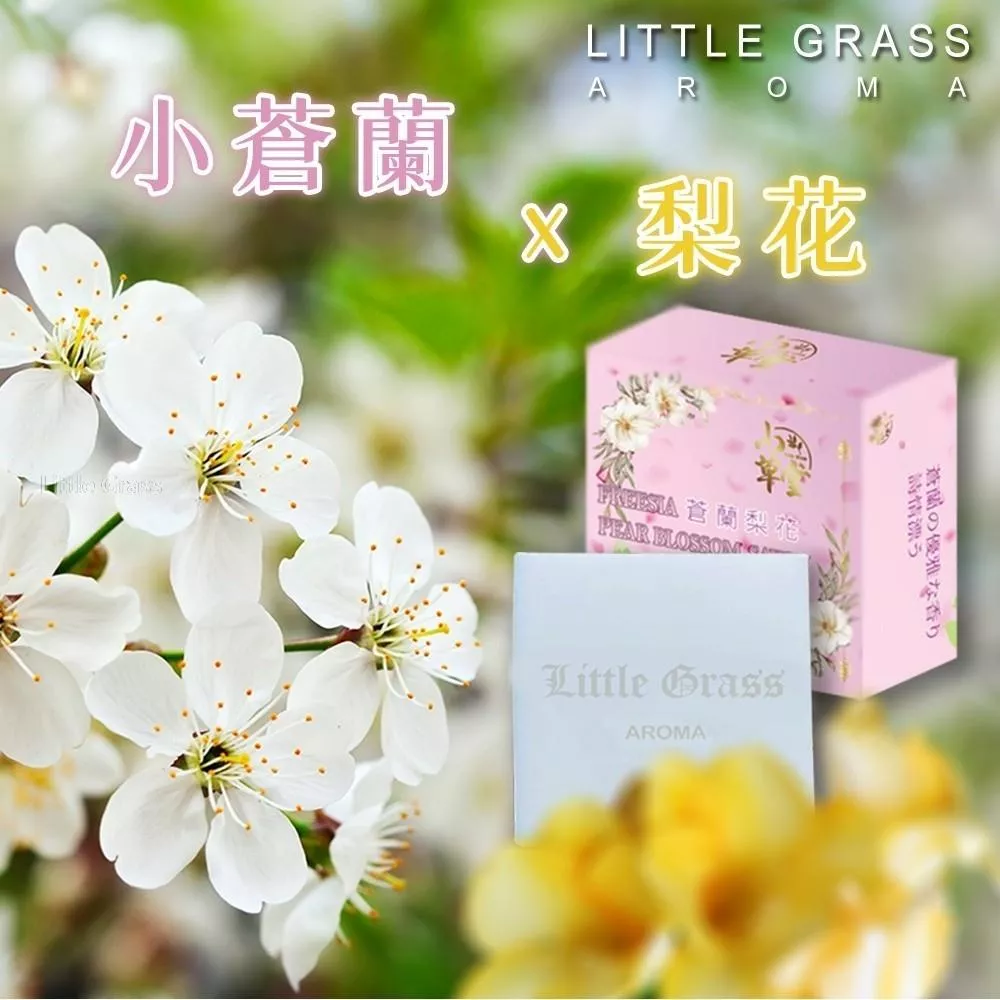 【小草堂】蒼蘭梨花香水潤膚皂90克🌟清新高雅蒼蘭香氣🌟上市優惠中