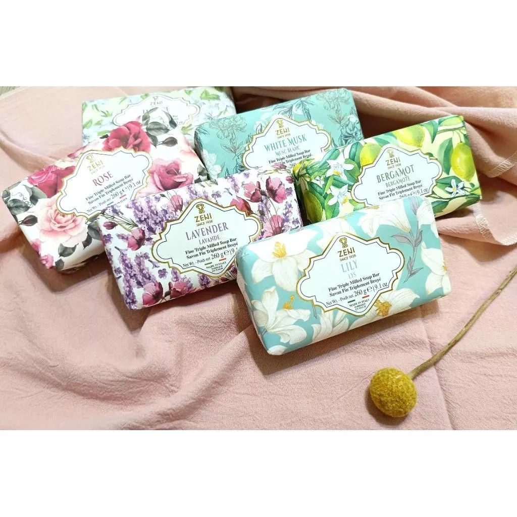 義大利ZENI手工花氛皂260克🔥三重研磨工法搭配精品香氛🔥