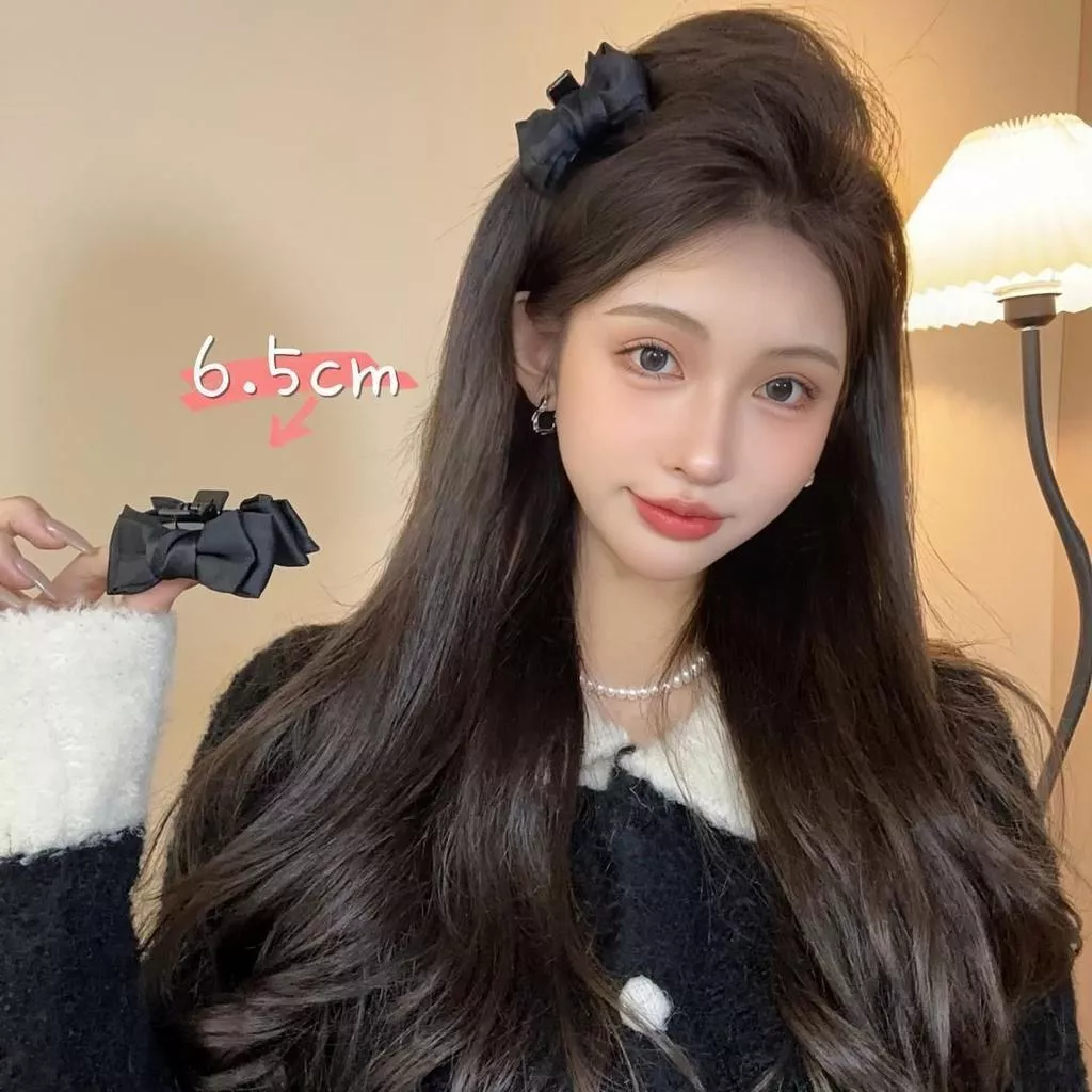 法式小公主抓夾 黑色側邊夾 瀏海夾 公主夾 現貨供應 FA052