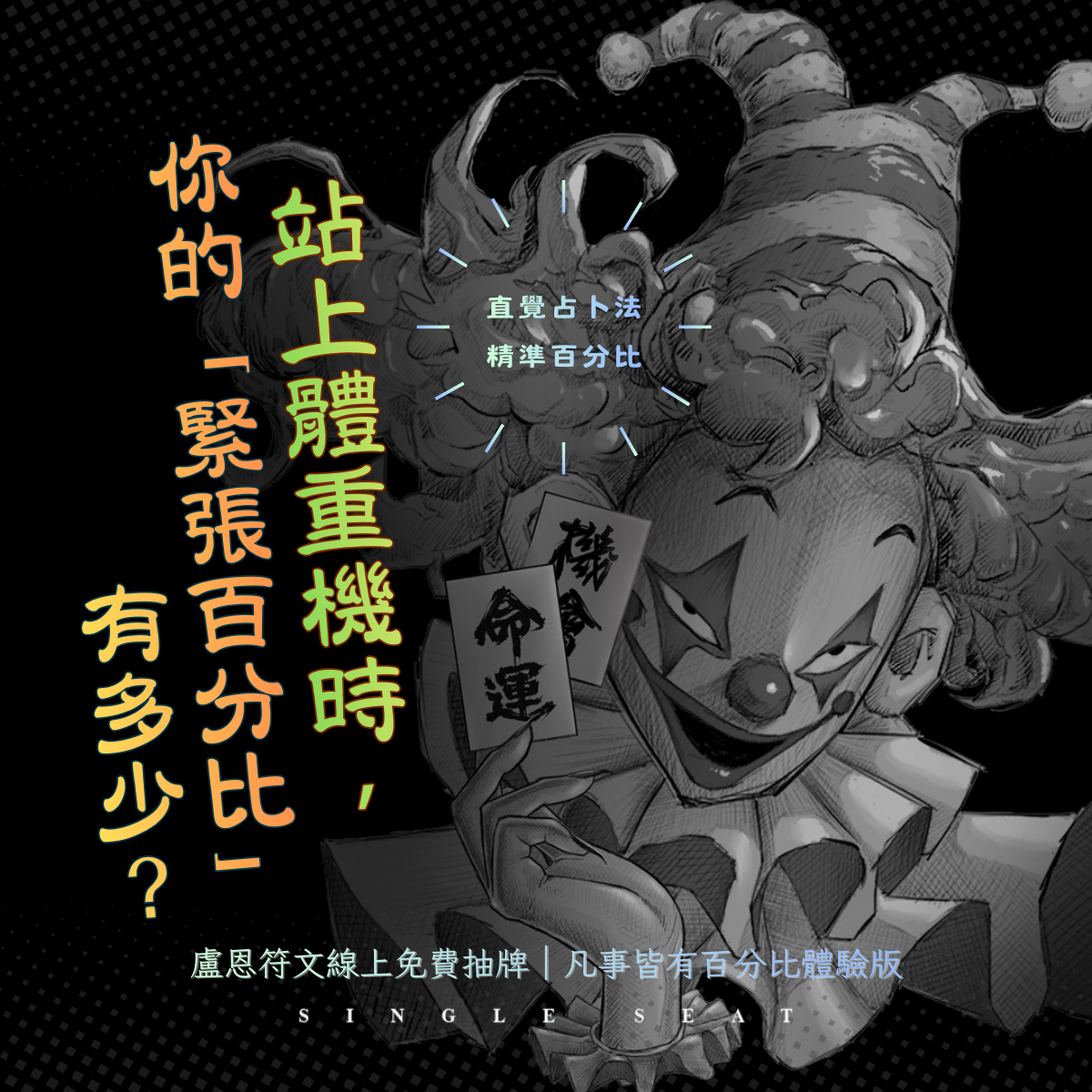 站上體重機時，你的「緊張百分比」有多少？