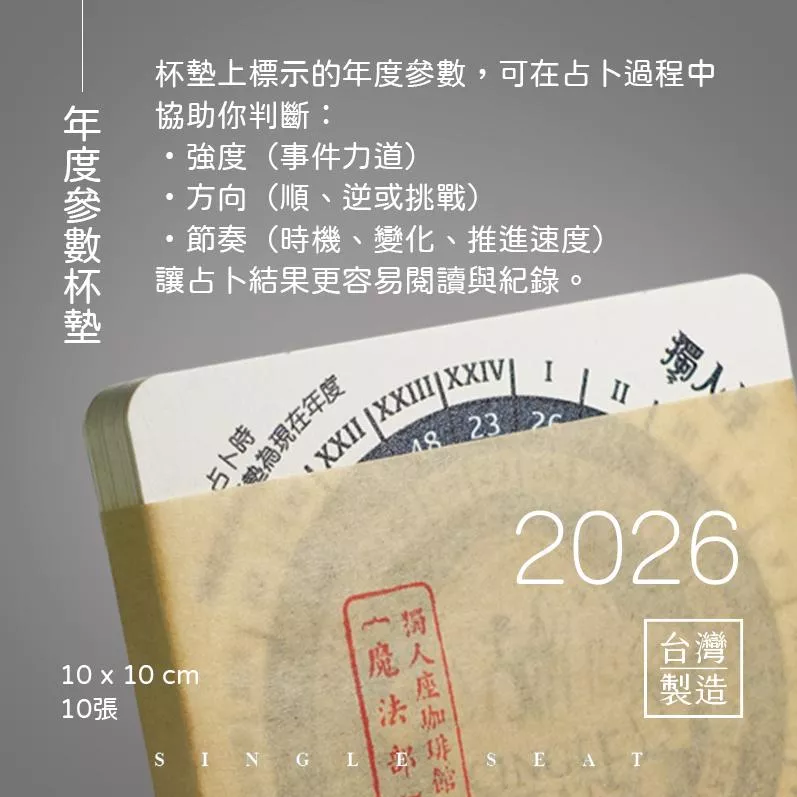 年度參數杯墊｜2026 Annual Parameter Coaster