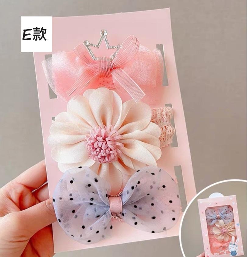 D002 0-1歲寶寶髮戴3入組