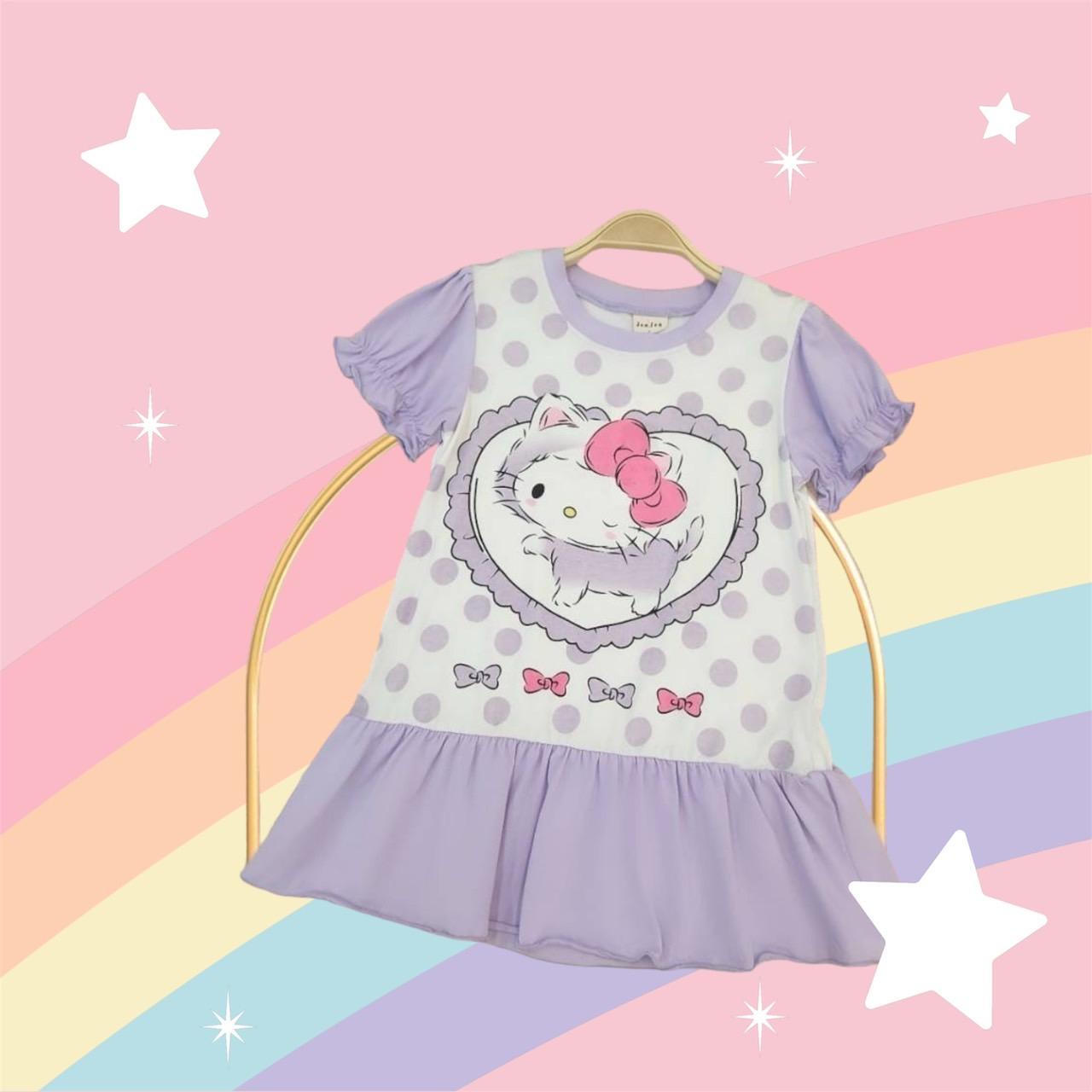 U09 紫Kitty貓連身裙