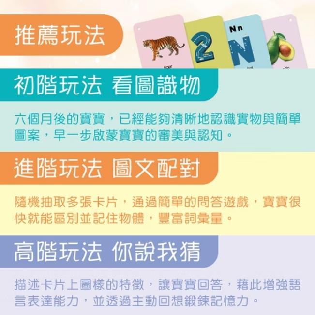 V008 小牛津 聰明寶寶認知圖卡 (中英雙面)