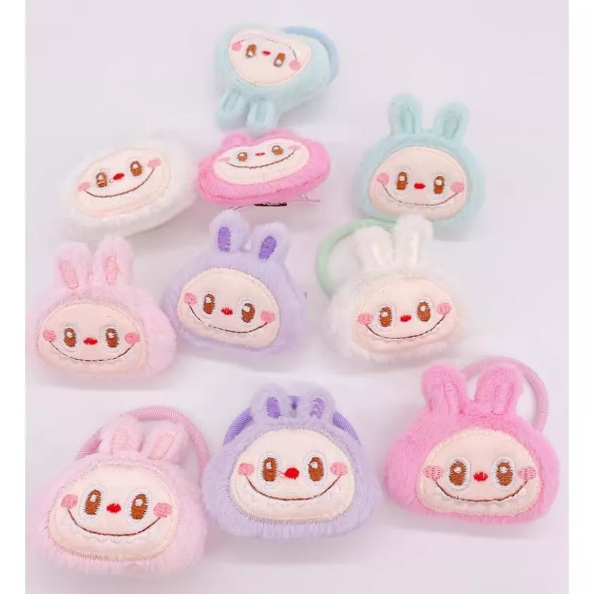 『預購』W085 拉布布毛絨髮圈、髮夾