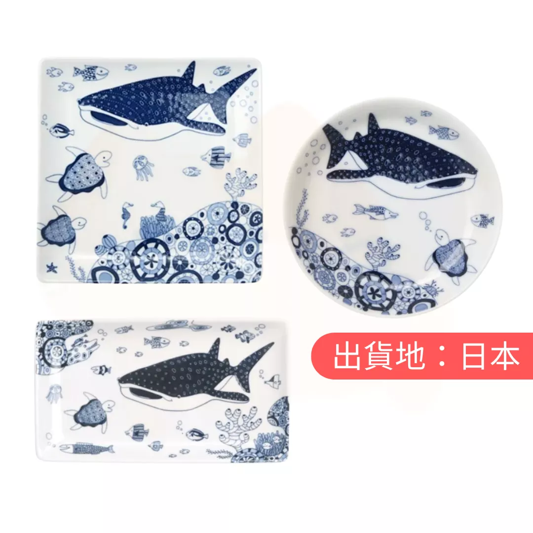 NATURAL69。鯊鯊盤（波佐見燒）