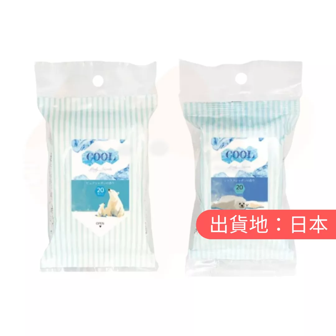 養生堂。COOL清涼紙巾 4 入