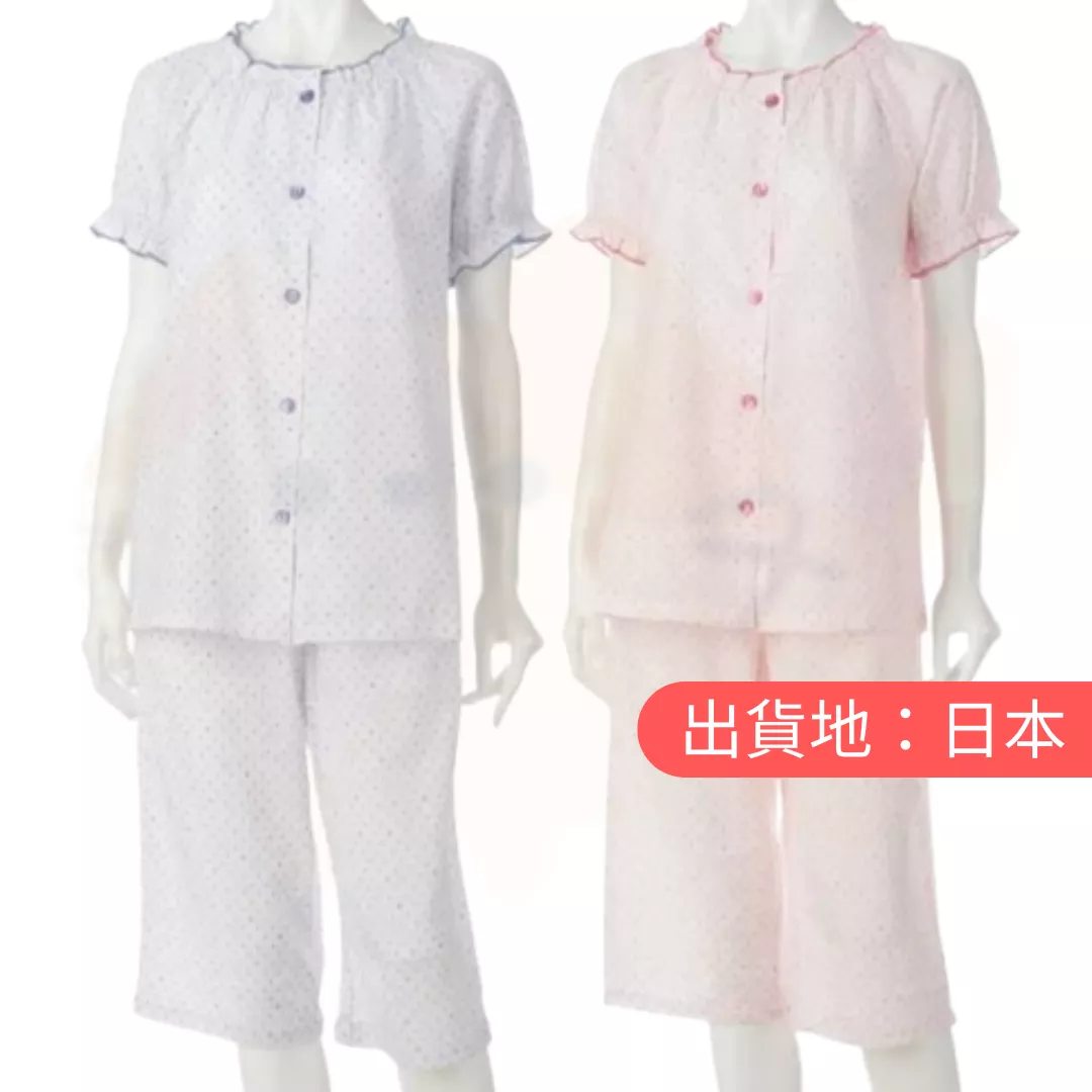 MAJOLICA印花圓點短袖睡衣