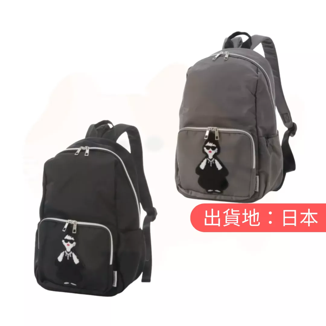 時髦女孩全身Sagara刺繡背包