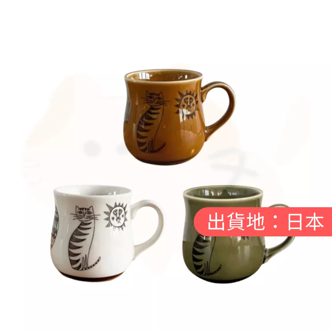 貓咪古銅咖啡杯(美濃燒)