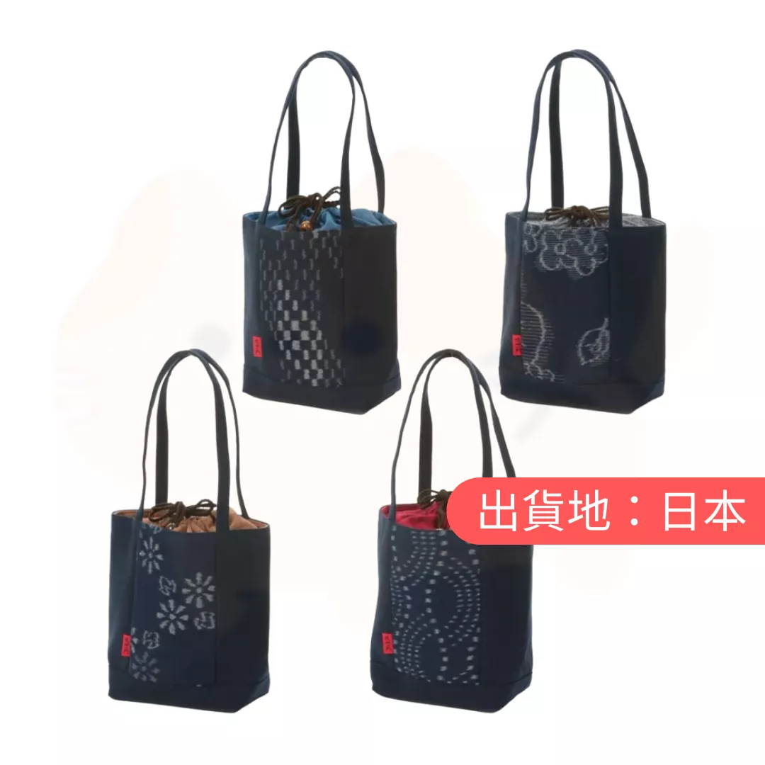 久留米笠右衛門手織提袋