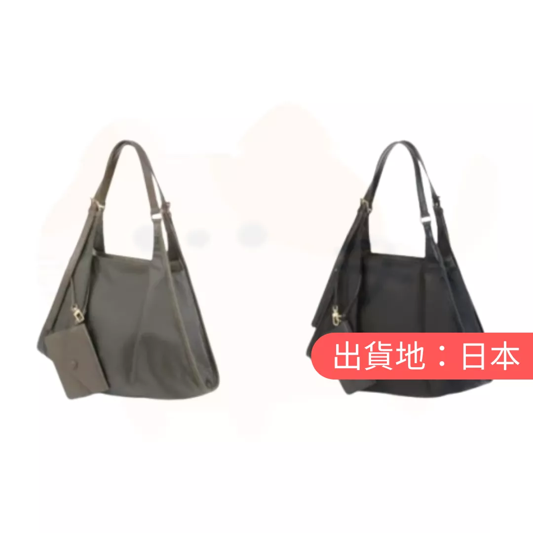 CACHECACHE。皮帶手柄尼龍手提袋