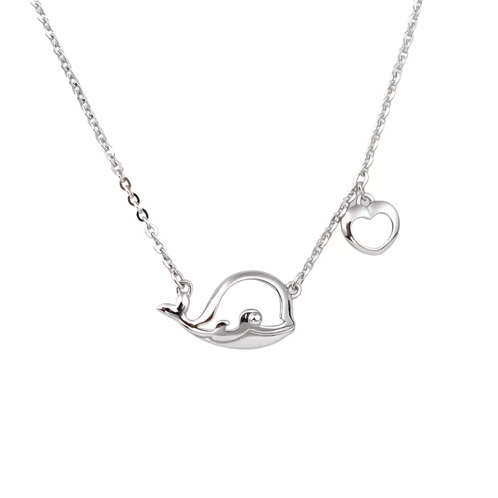 鉑金墜鍊-鯨魚奇緣