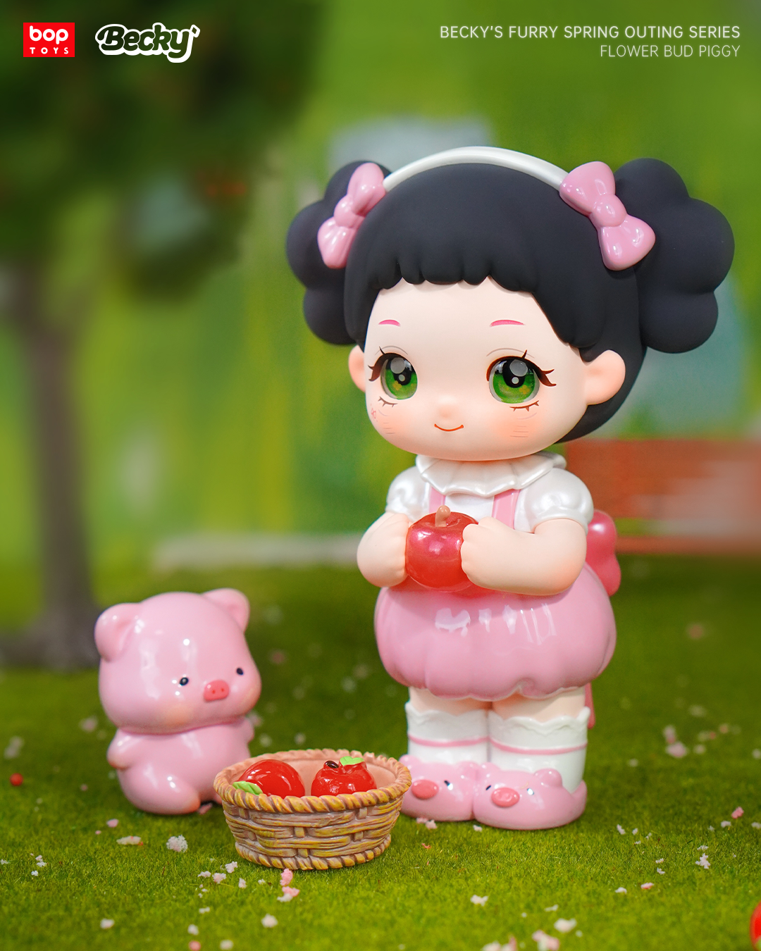 毛毛茸茸Becky フィギュアセット8個セット 貝琪毛茸茸春日遊系列旗艦盲盒｜boptoys 潮玩波普