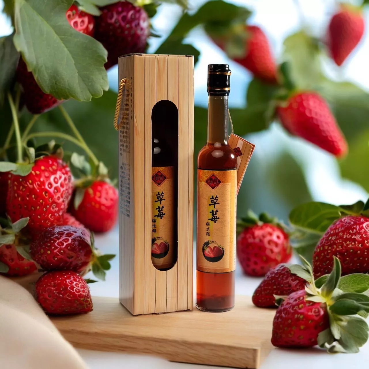 草莓釀造醋 大瓶裝 415ml
