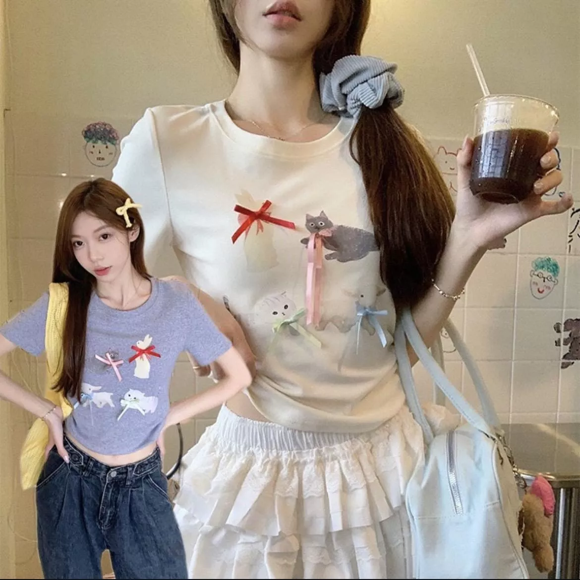 貓咪與蝴蝶結的浪漫