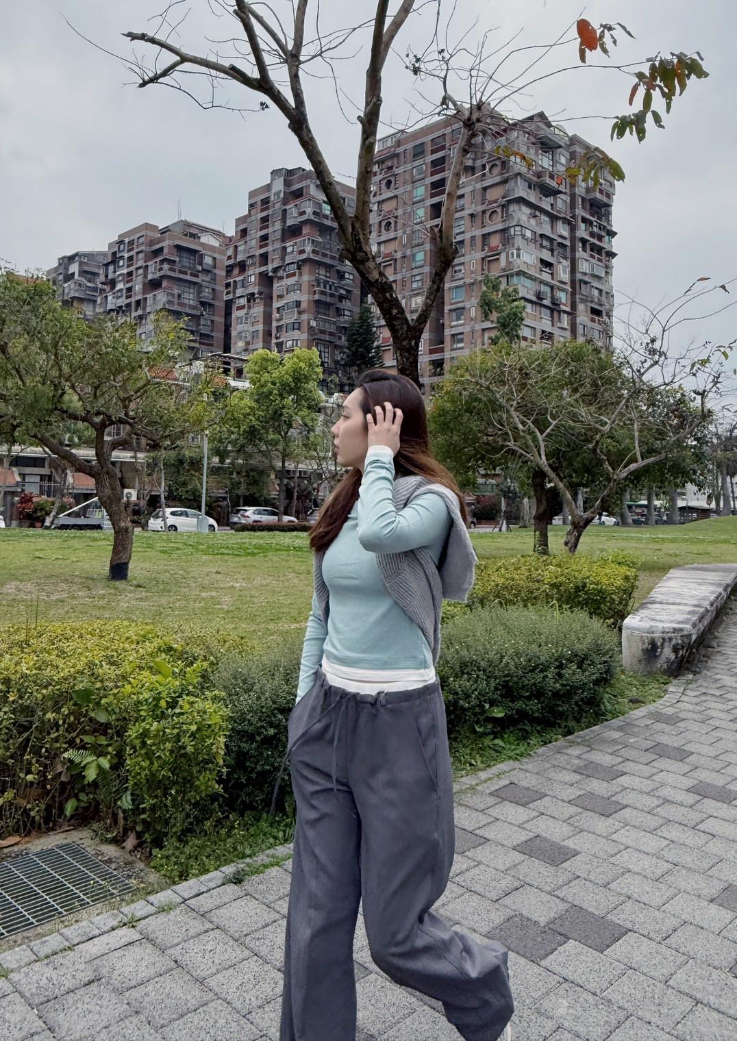 抽繩褲頭 鬆弛感西褲