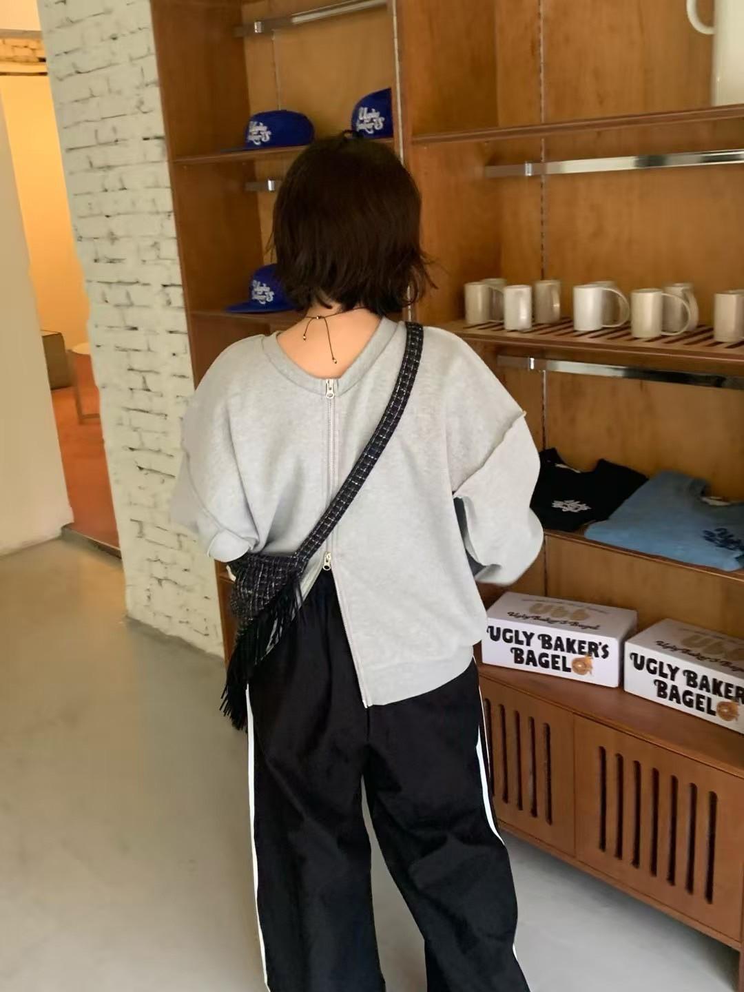 兩面穿 雙頭拉鍊衛衣