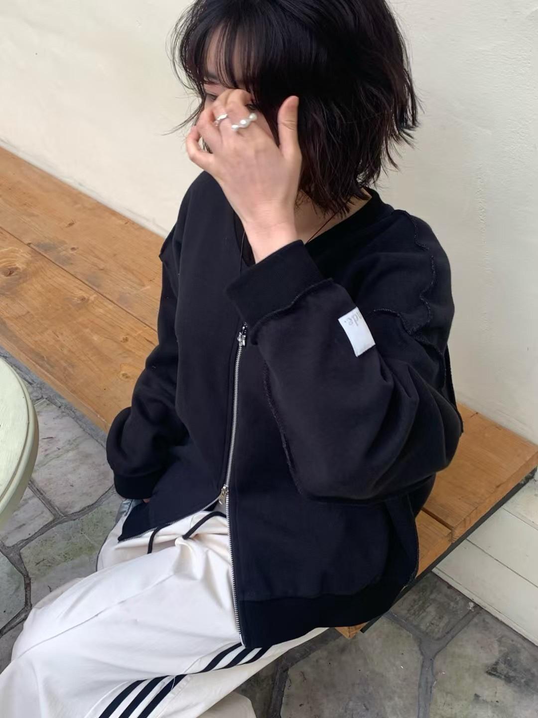 兩面穿 雙頭拉鍊衛衣