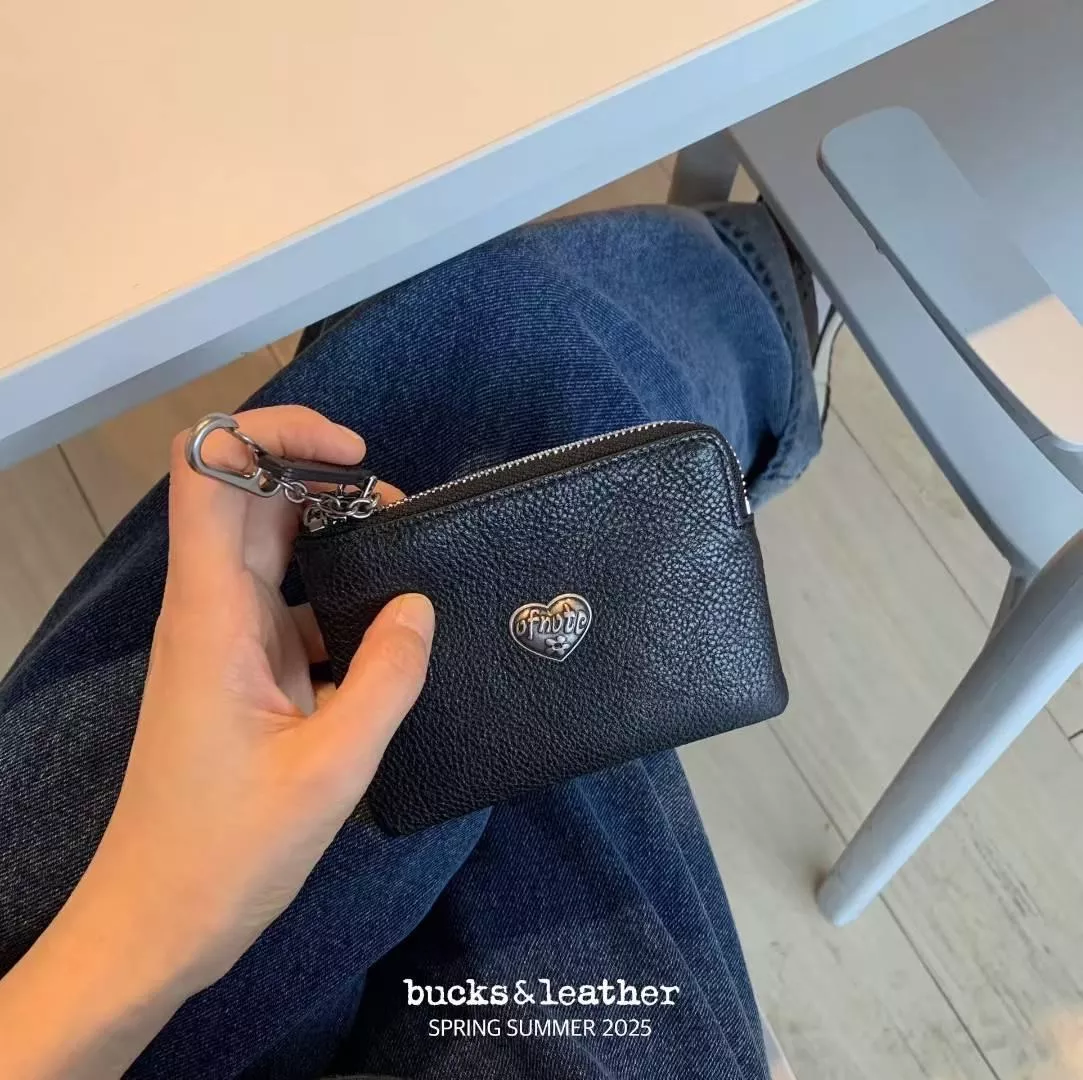 愛心鍊條小零錢包