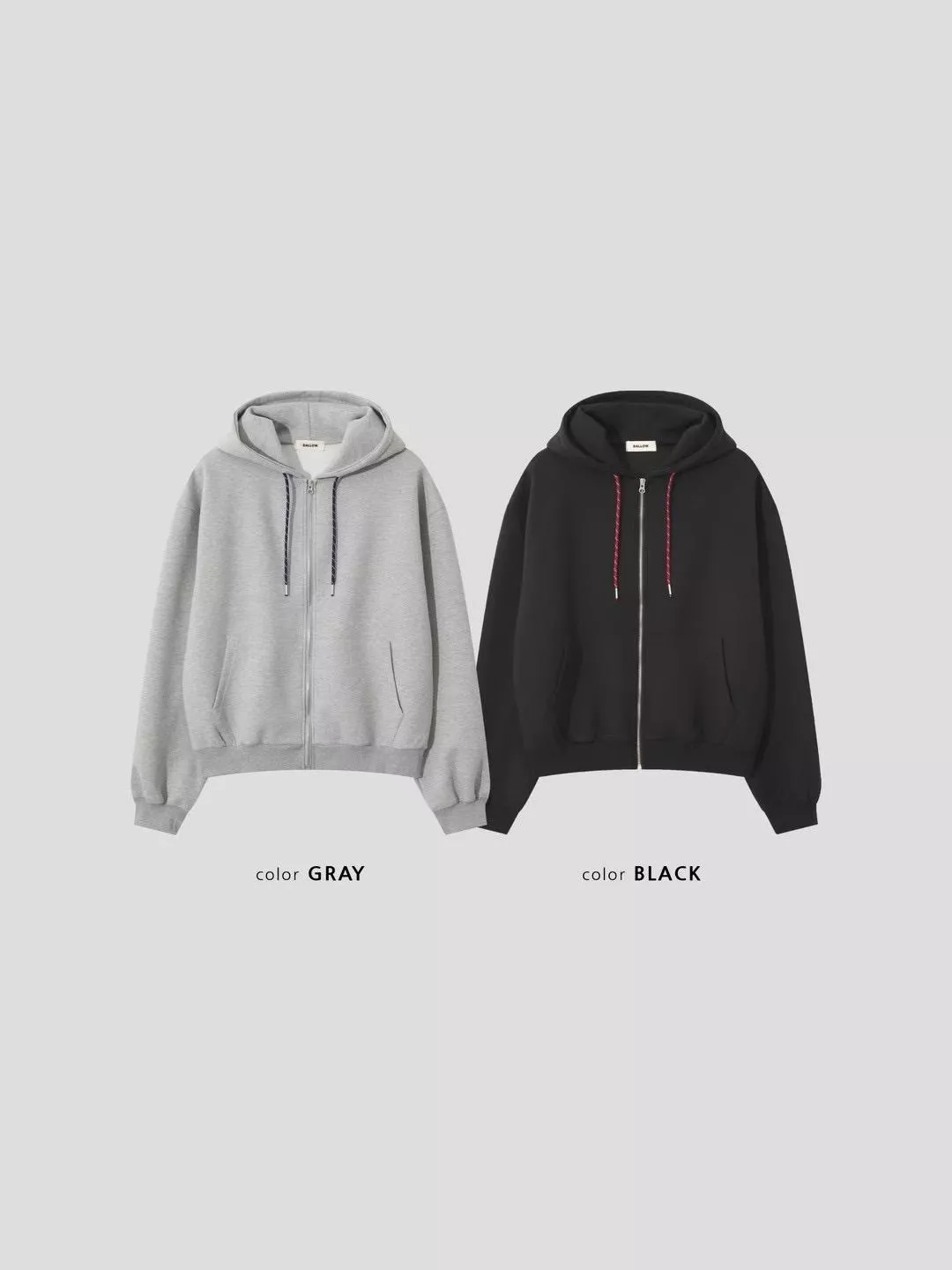 連帽抽繩外套(男女共穿)