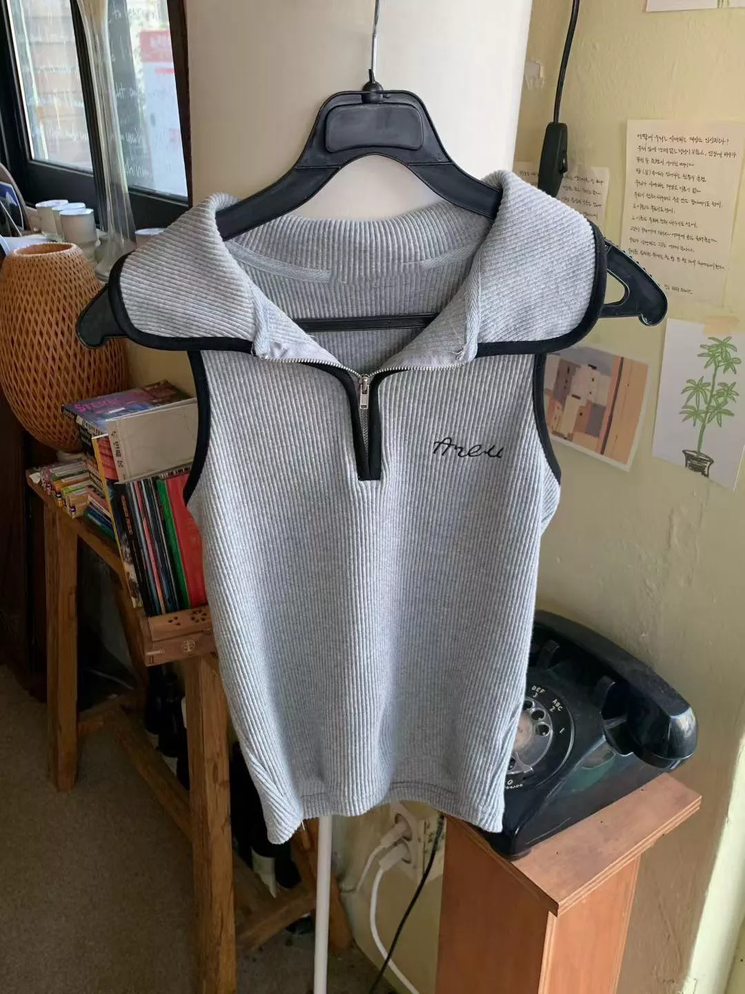 POLO領拉鍊背心 顯瘦必收