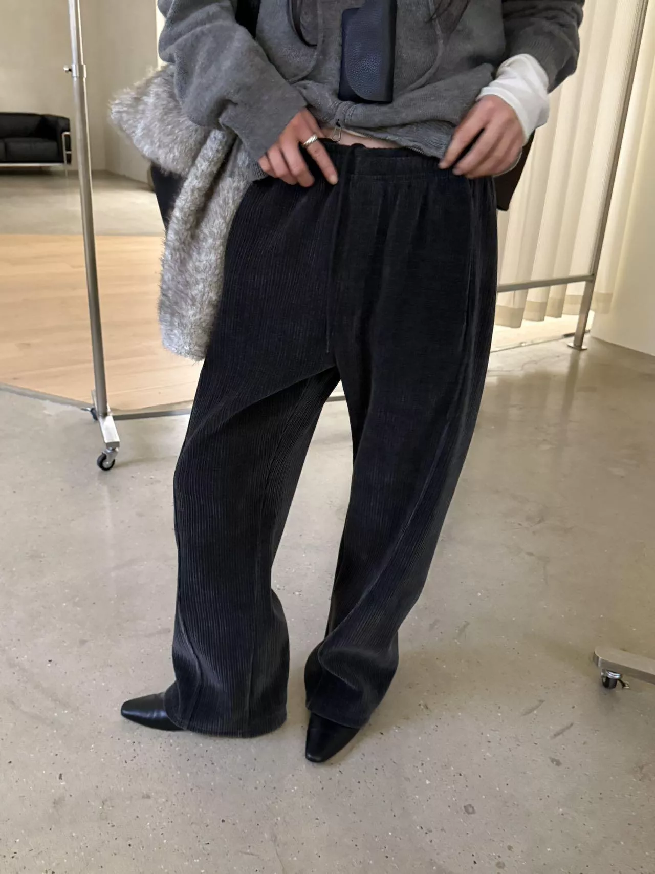 厚磅刷毛細絨褲(必買!)