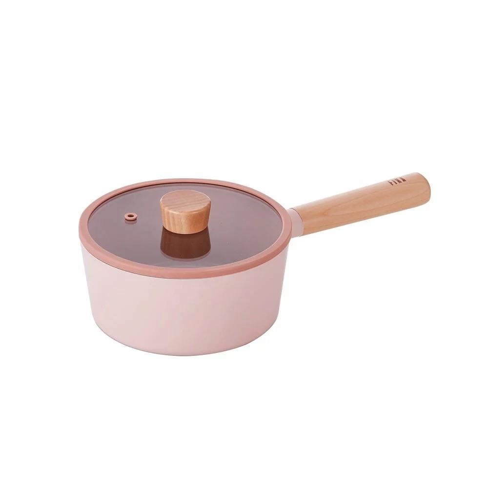 【吐司兒】FIKA系列鑄造單柄湯鍋18CM(粉色)