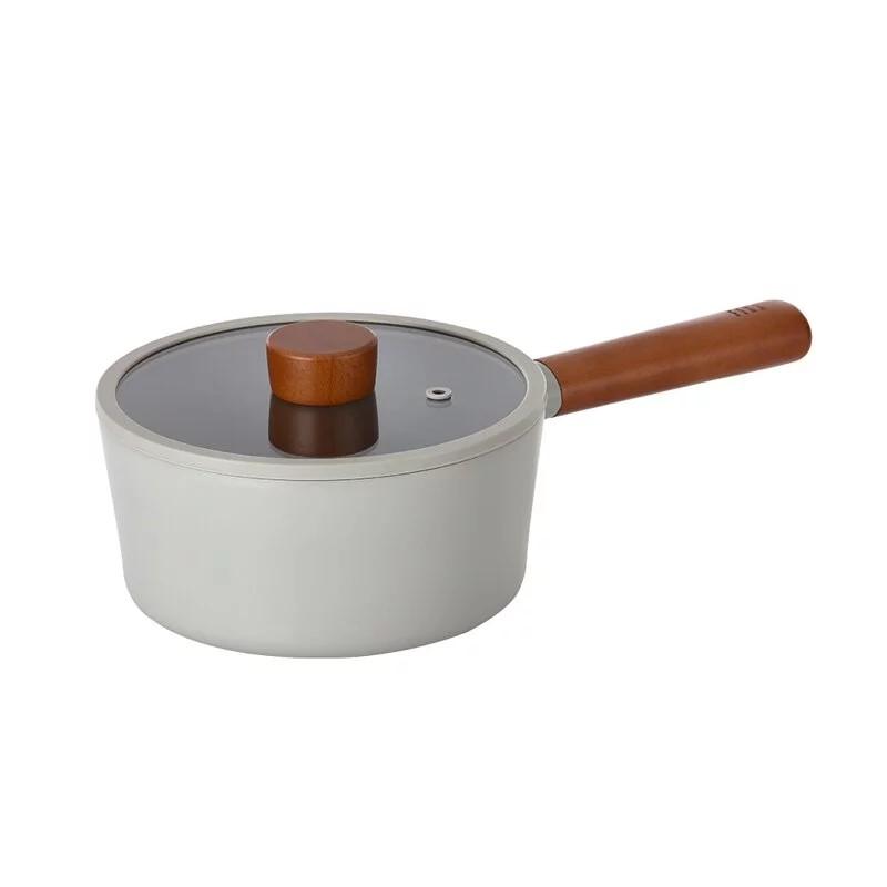 【吐司兒】FIKA 2.0鑄造單柄湯鍋18CM-暗夜灰(全覆底)