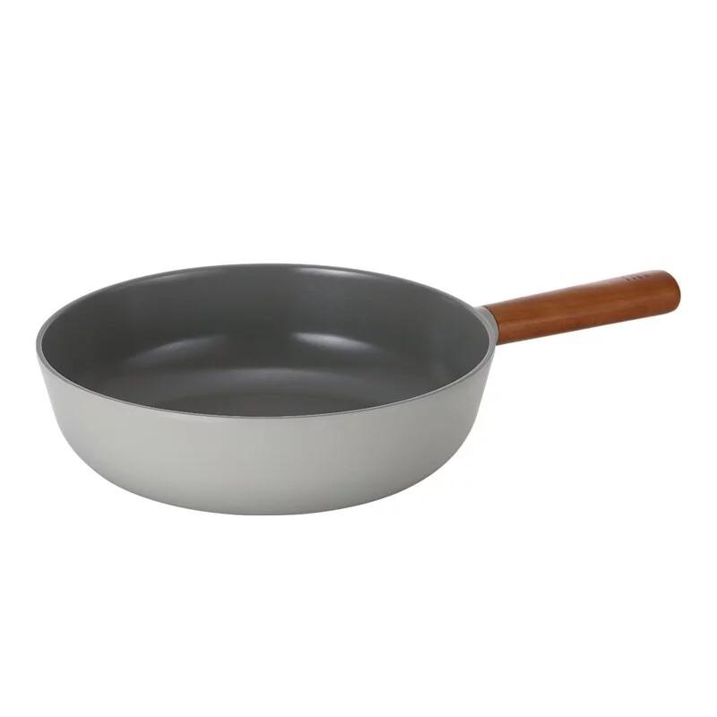 【吐司兒】FIKA 2.0鑄造炒鍋26CM-暗夜灰(全覆底)