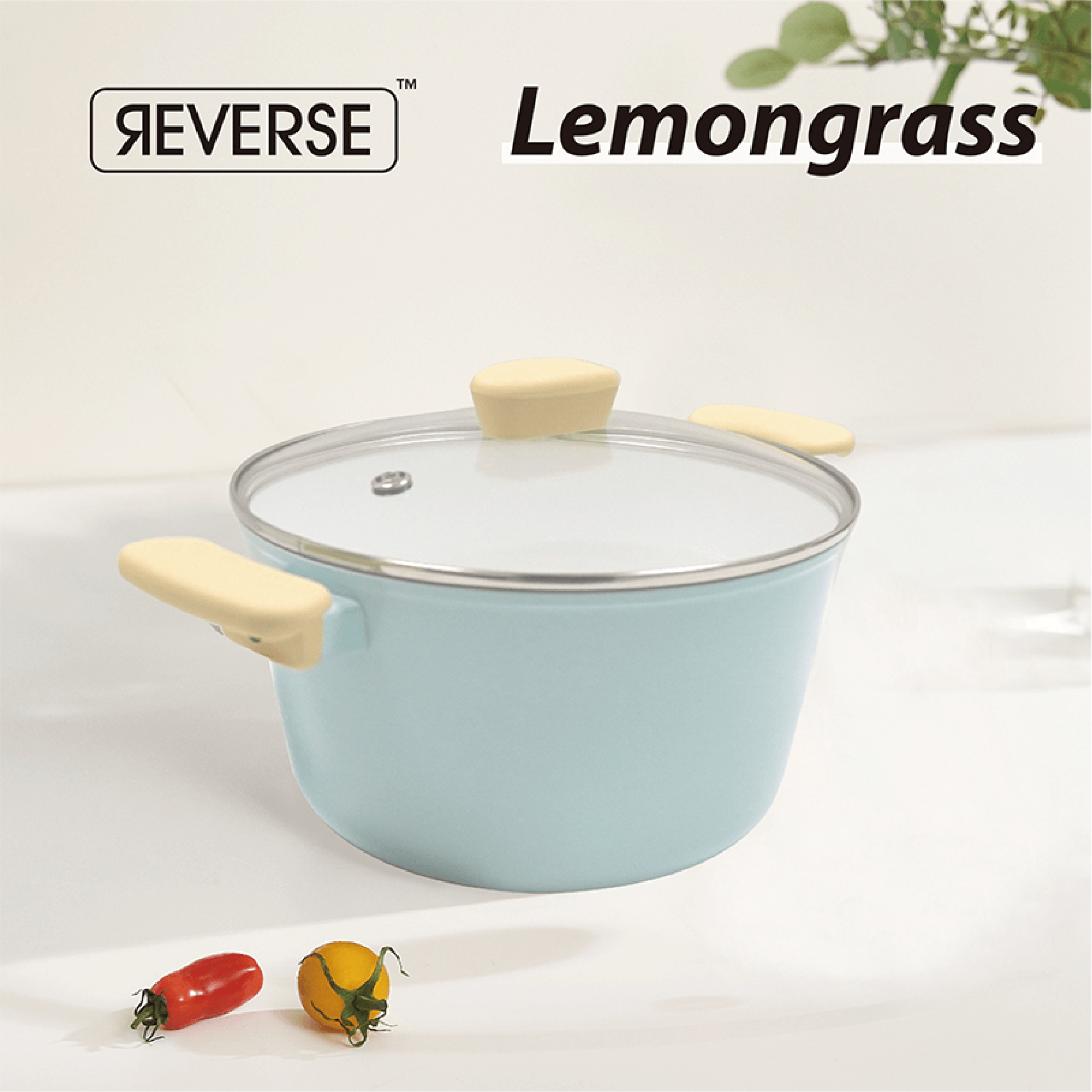 【吐司兒】Reverse系列24cm雙耳湯鍋-檸檬草