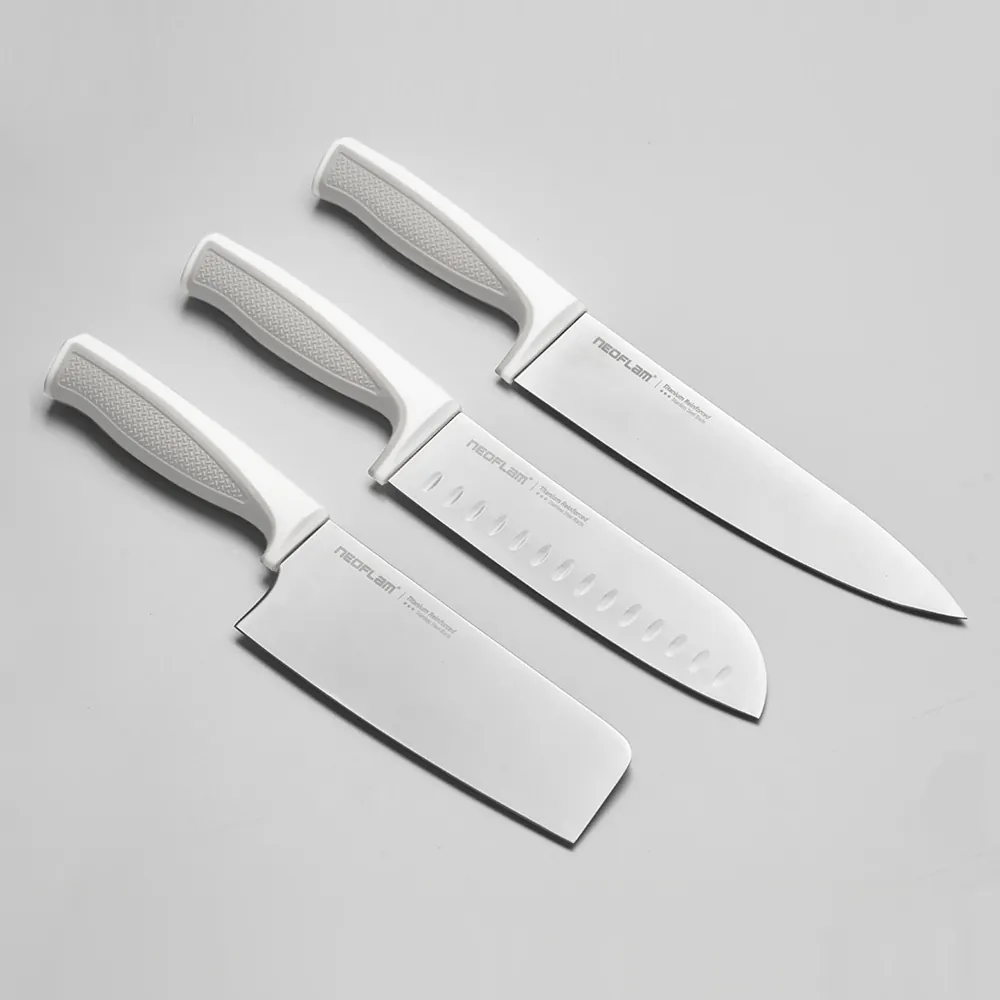 【吐司兒】鈦金刀具6件組-奶茶粉(含3刀+3刀鞘)