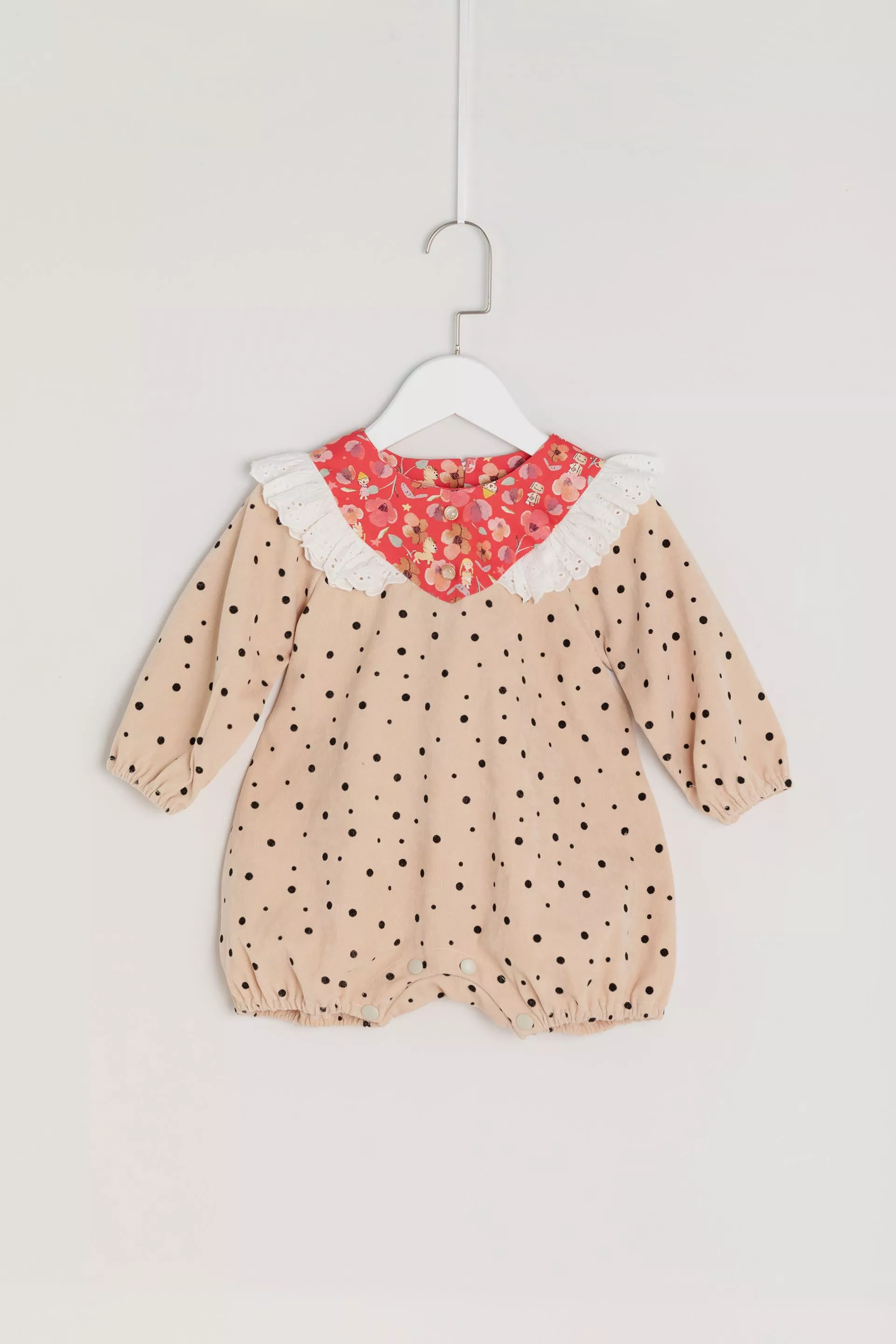 迷幻波點燈芯絨包屁衣