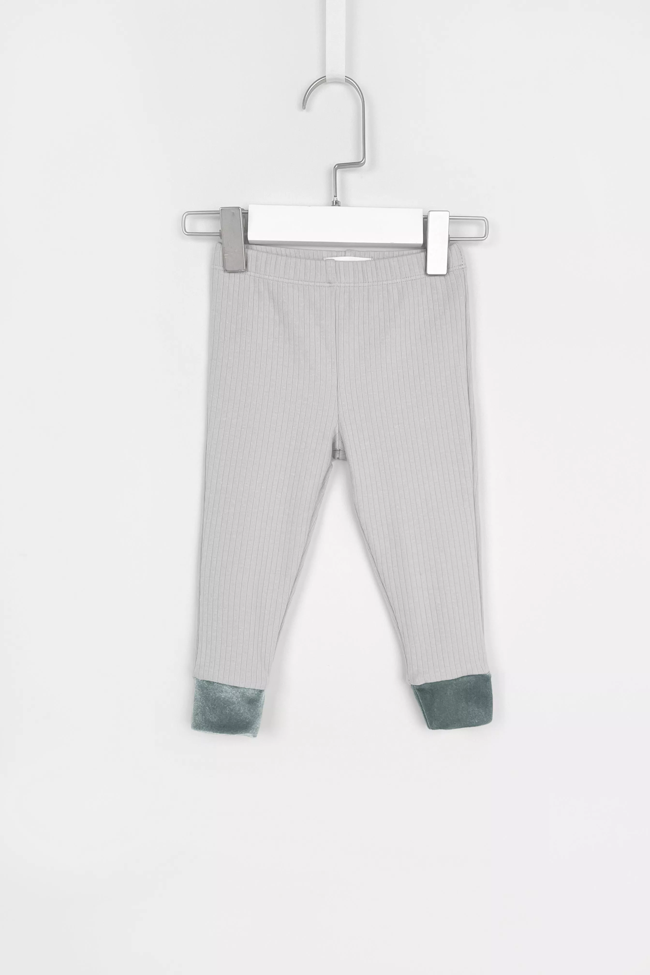 茸茸反折Legging - 灰