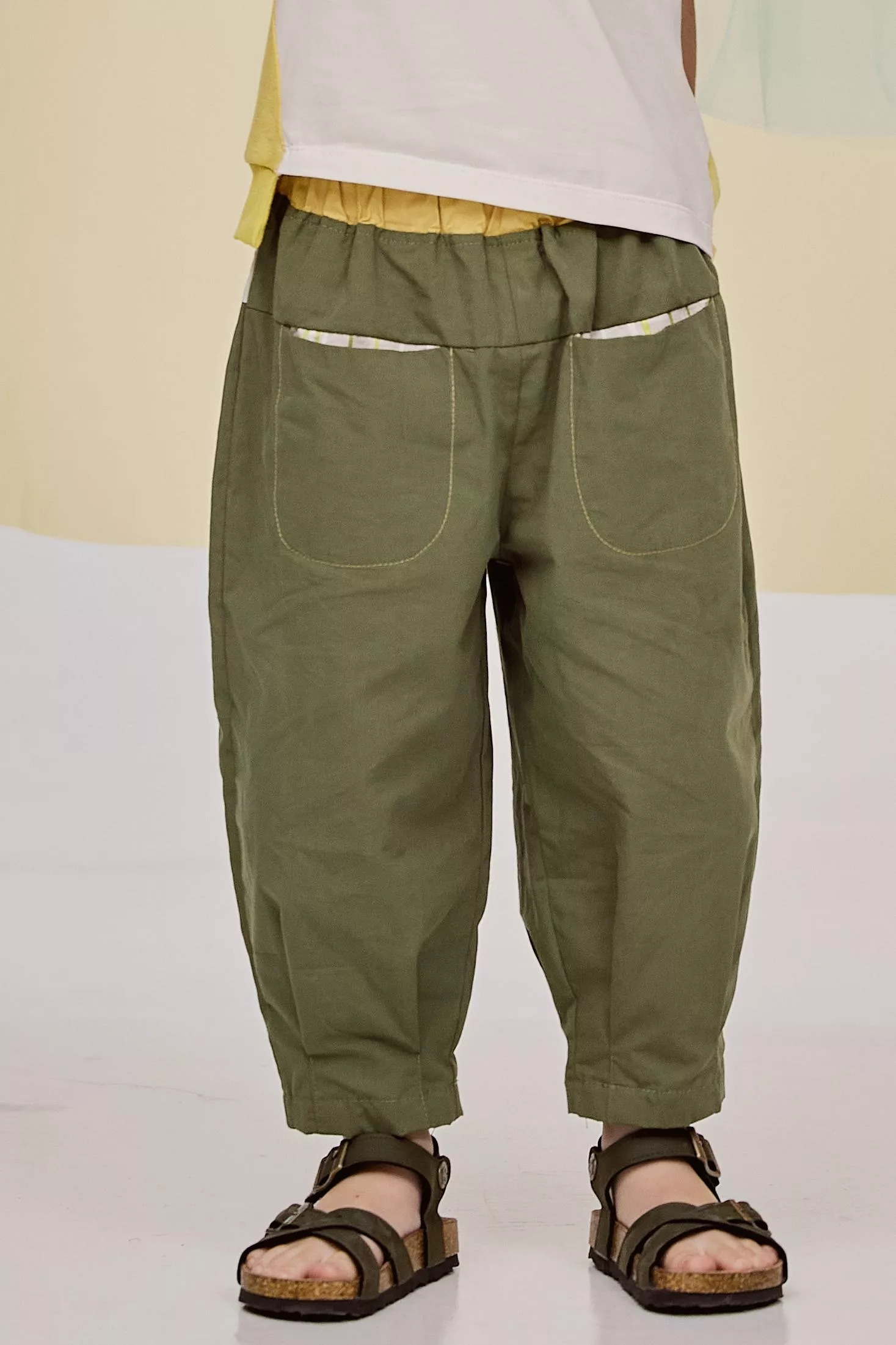 叢林植被個性九分褲