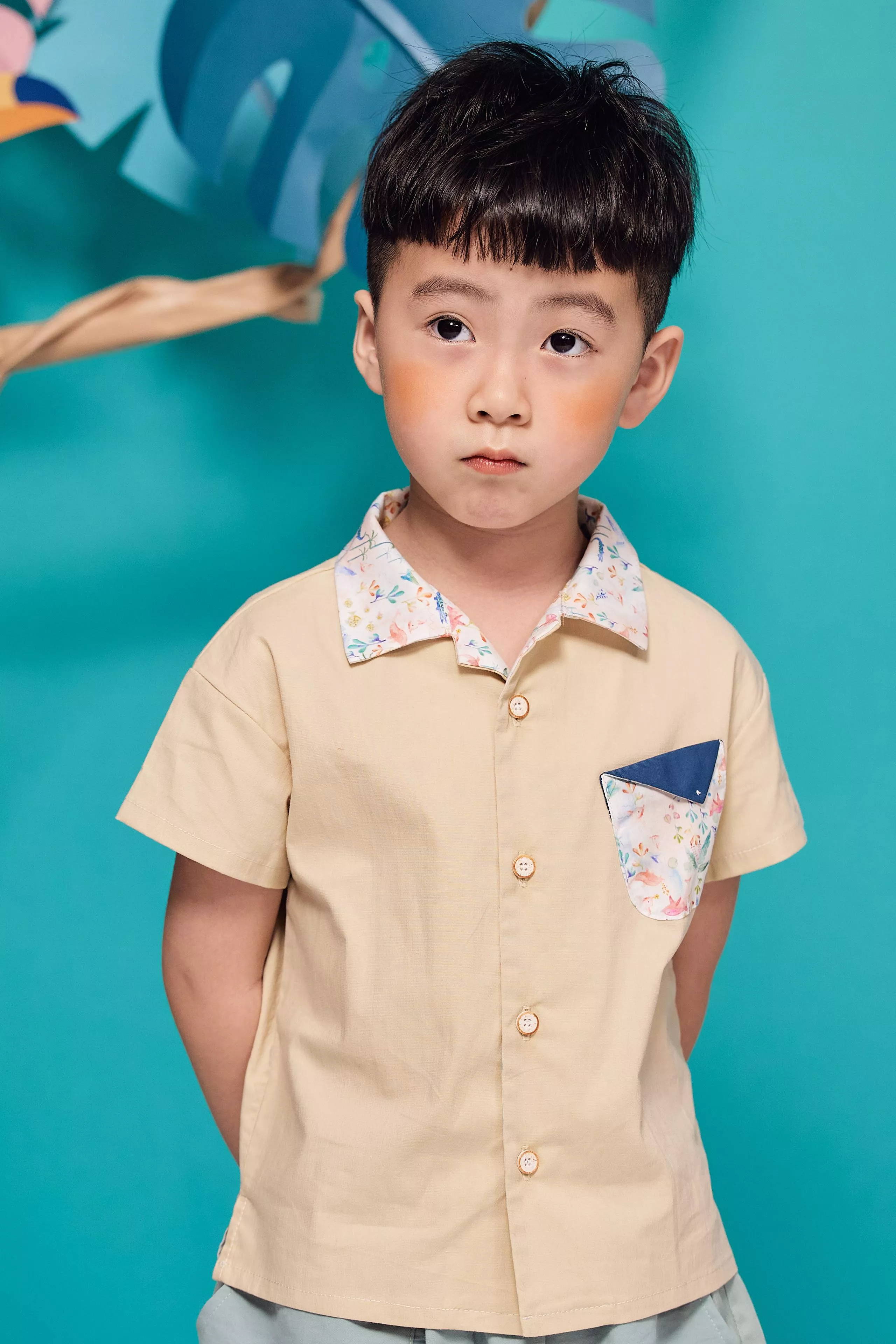 雨林探險翻領襯衫