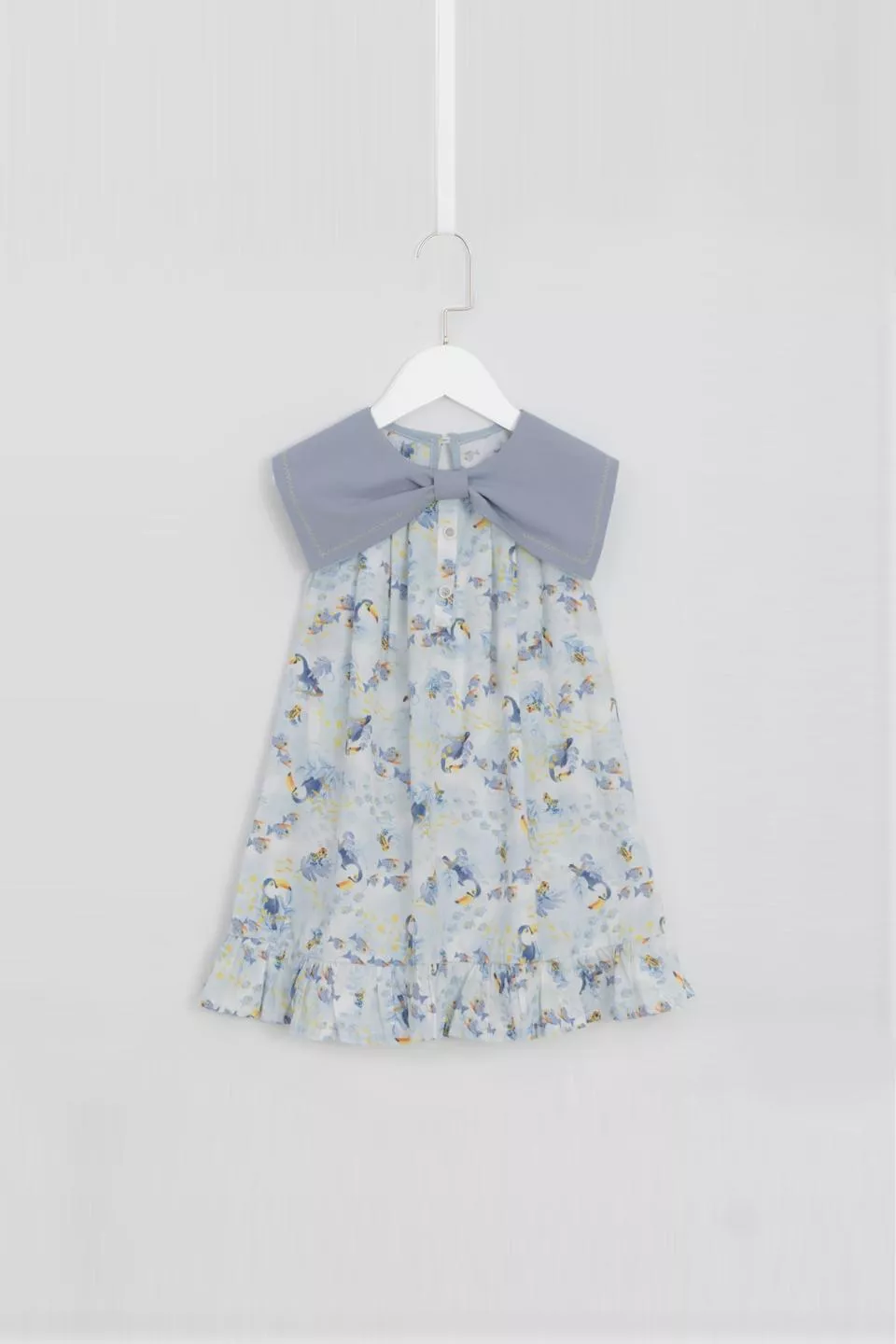 熱帶棲地大領片洋裝