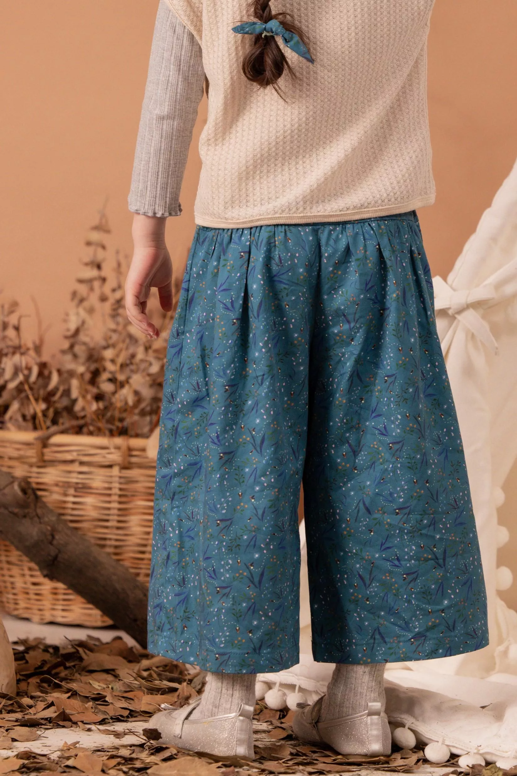 微光流螢個性寬褲