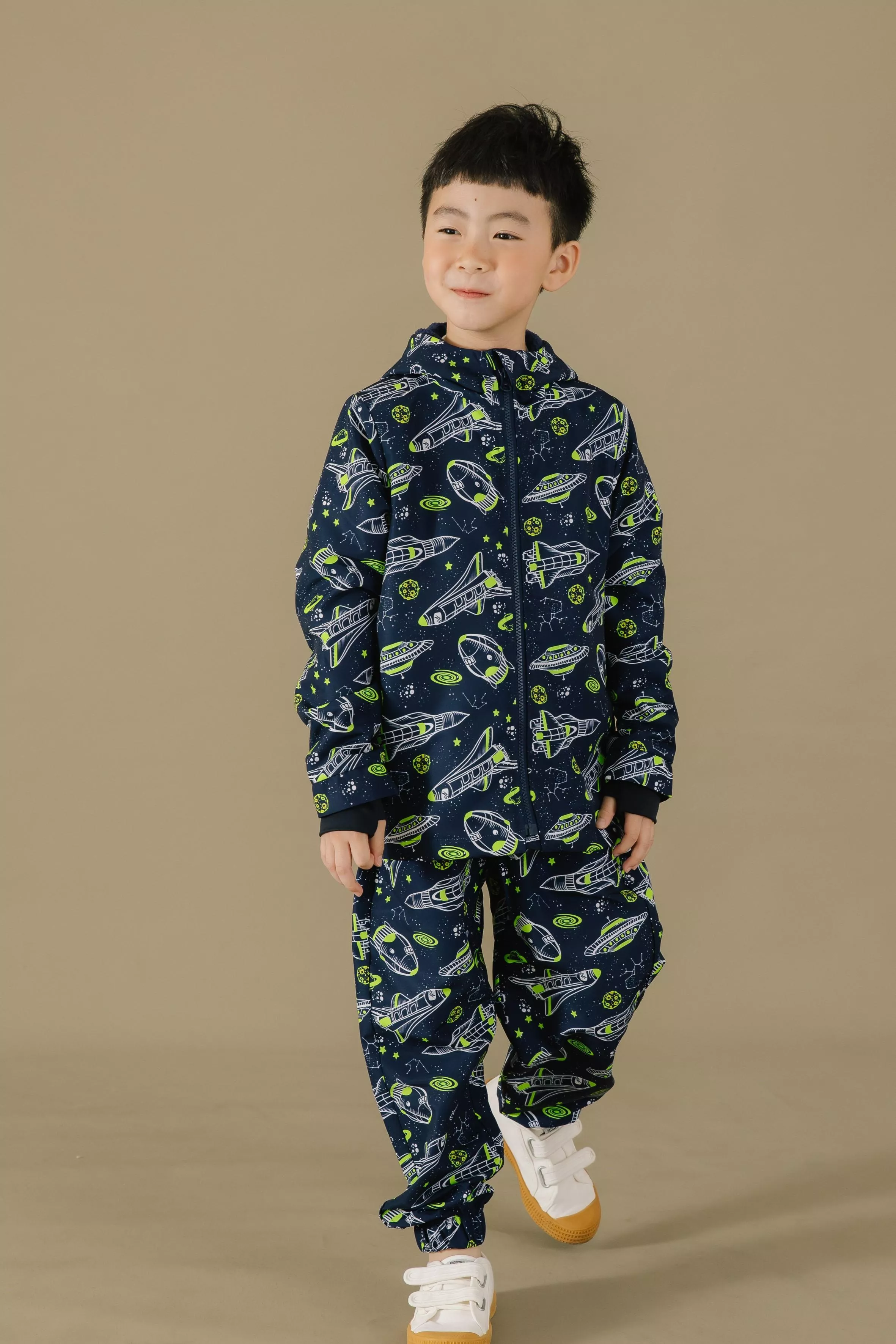 機能防風外套 - 宇宙漫遊 (親子款)