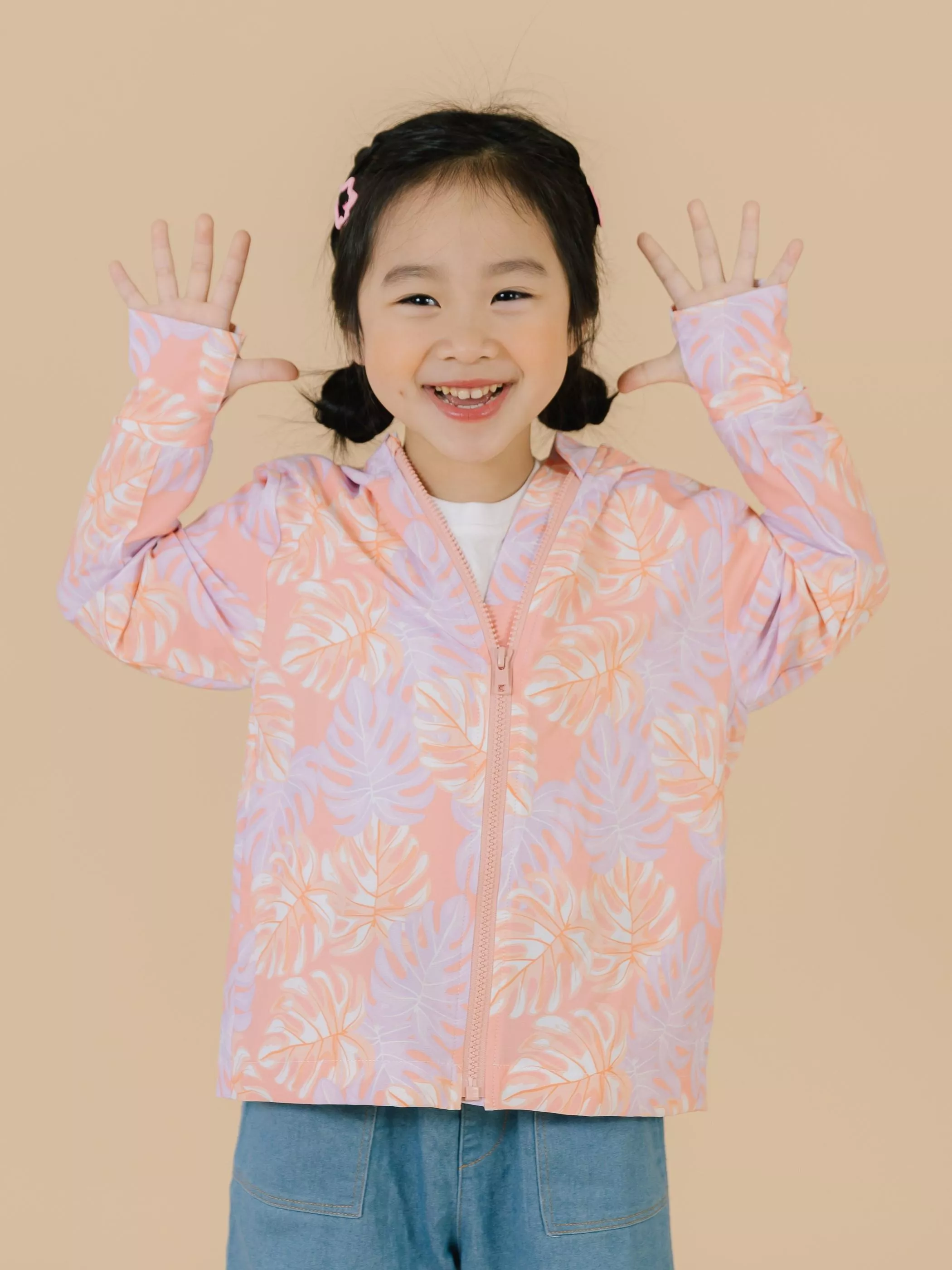 抗UV涼感防曬外套-芋葉剪影