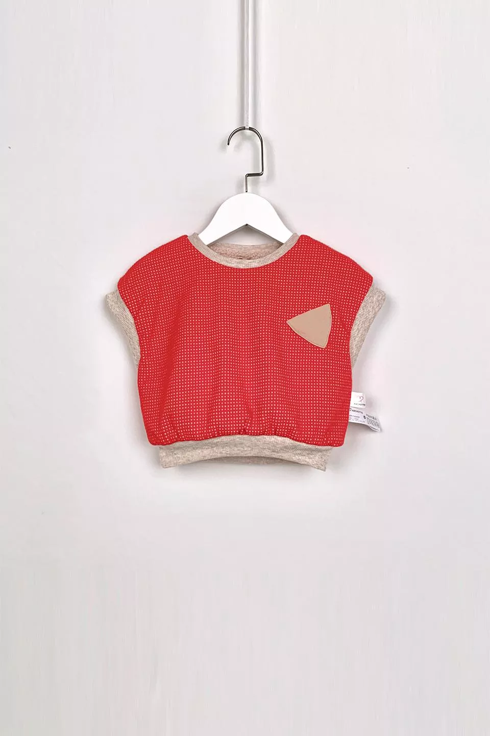 雙Ｑ草莓雙面保暖背心