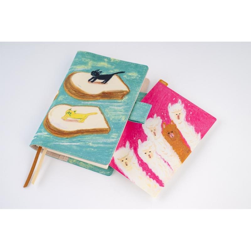 Hobonichi ほぼ日手帳 A6手帳專用書衣 - 柴田啟子_隨風飄盪的麵包 ( 1-ORC-24-402 )
