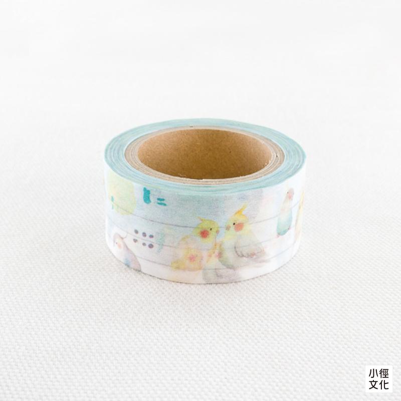 小徑 X  涼丰 Liang Feng 聯名 風之歌系列 和紙膠帶 - 青鳥 ( MTW-LF037 )