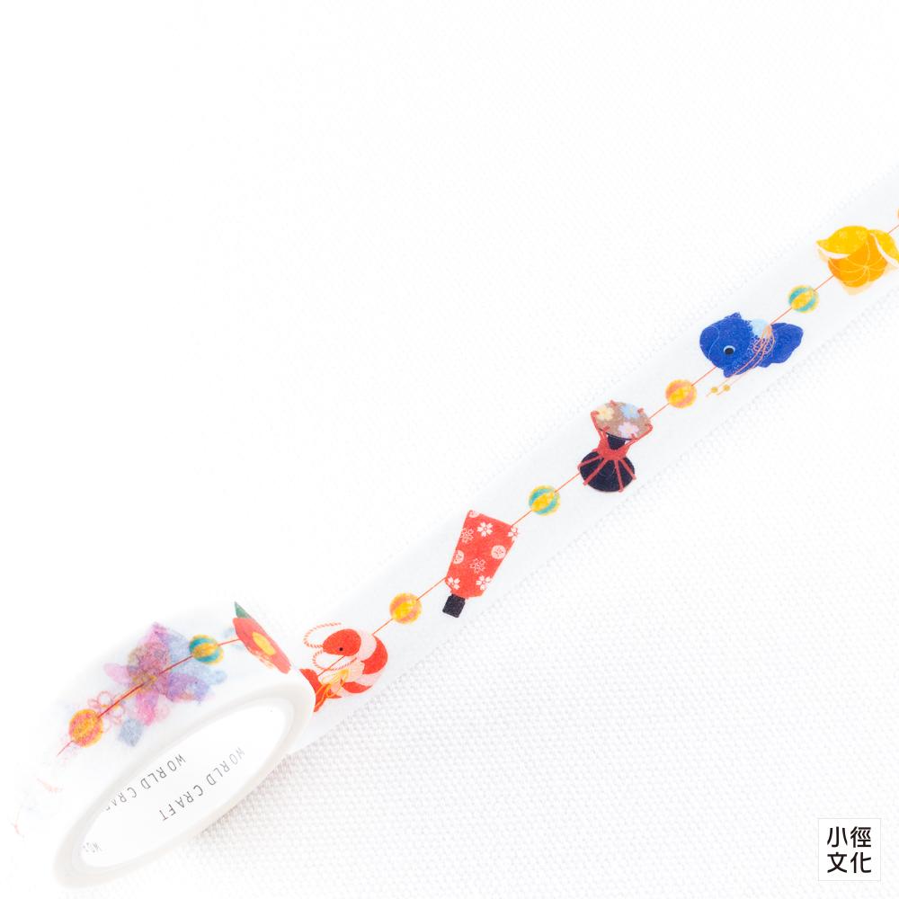 WORLD CRAFT 和紙膠帶 共6款 ( TMMT15-007~012 )