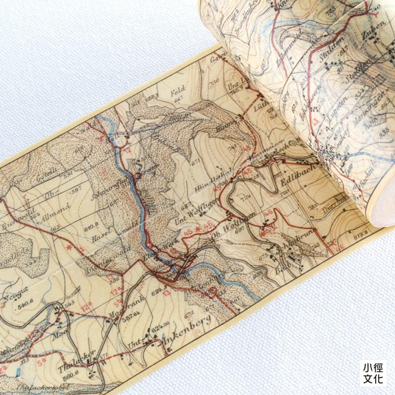 mt for PACK包裝系列 和紙膠帶 - 復古地圖 ( MTPACK13 )